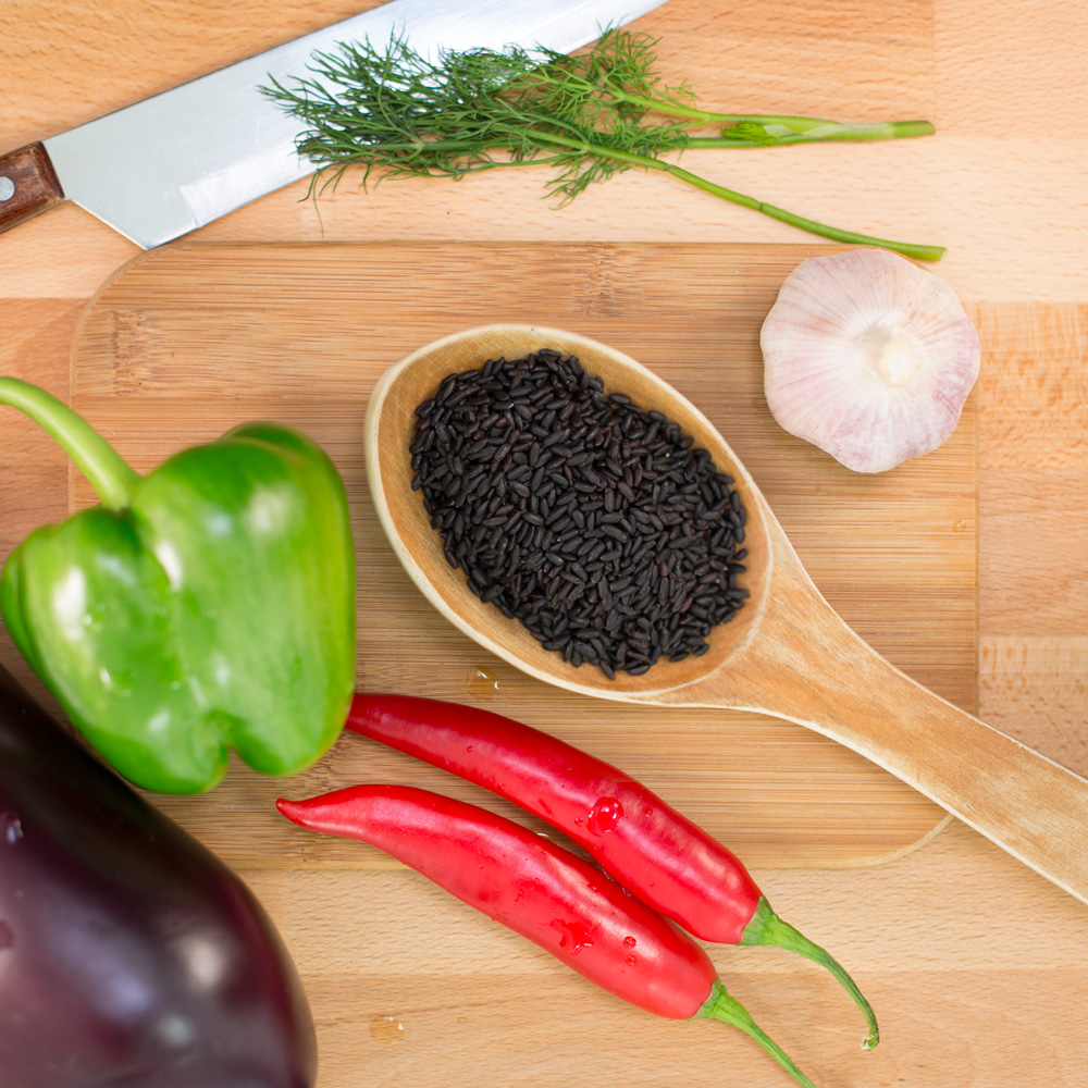 förbjudet svartris (fullkorn) forbidden black rice